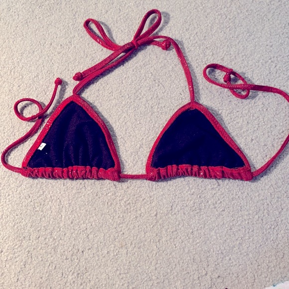 Snakeskin Shiny Metallic Bikini Top - Picture 4 of 4